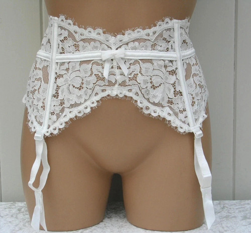 Suspender belt size ivory - belt,