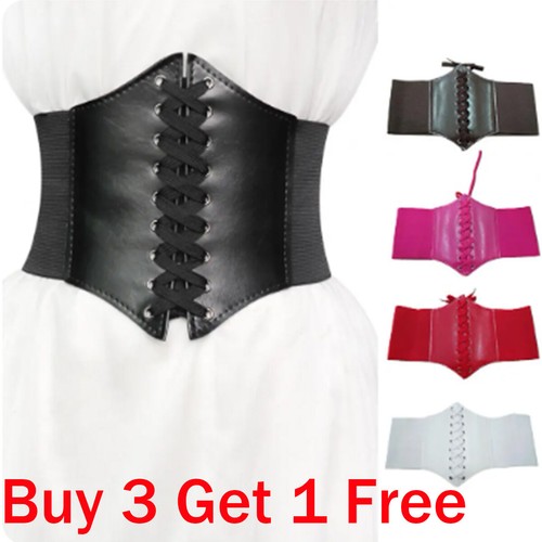 Ladies leather waist belt - leather,