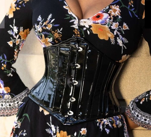 Corset story black - black, steel