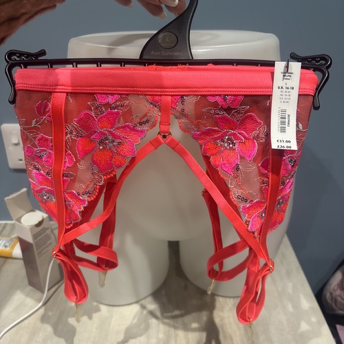 Coral glistening waspie belt - glistening,