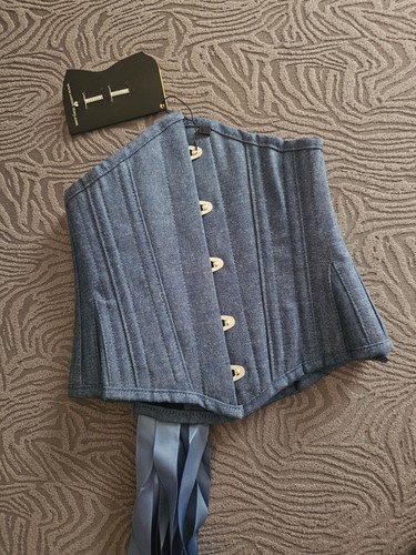 Corset story blue - denim, look